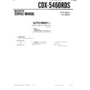 Sony CDX-5460RDS (serv.man2) Service Manual