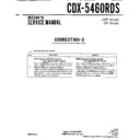 Sony CDX-5460RDS (serv.man5) Service Manual