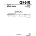 Sony CDX-5470 Service Manual
