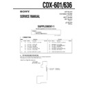 cdx-601, cdx-636 (serv.man2) service manual