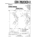 Sony CDX-705, EXCD-3 (serv.man7) Service Manual