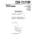 cdx-71, cdx-71rf service manual