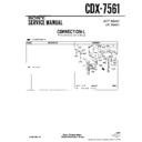 Sony CDX-7561 (serv.man3) Service Manual