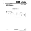 Sony CDX-7562 (serv.man3) Service Manual