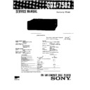 Sony CDX-7582 (serv.man2) Service Manual