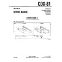 Sony CDX-81 (serv.man2) Service Manual