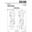 Sony CDX-838 (serv.man2) Service Manual