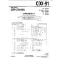Sony CDX-91 (serv.man2) Service Manual