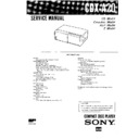 Sony CDX-A20 (serv.man2) Service Manual
