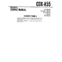 Sony CDX-A55 (serv.man3) Service Manual