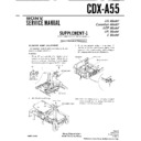 Sony CDX-A55 Service Manual
