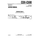 Sony CDX-C590 (serv.man2) Service Manual