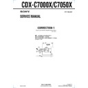 Sony CDX-C7000X, CDX-C7050X (serv.man4) Service Manual