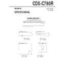 Sony CDX-C780R (serv.man2) Service Manual