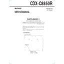 Sony CDX-C8850R (serv.man2) Service Manual