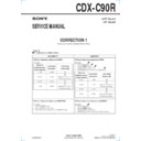 Sony CDX-C90R (serv.man2) Service Manual