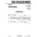 Sony CDX-C910, CDX-C910RDS (serv.man9) Service Manual