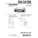 cdx-ca720x service manual