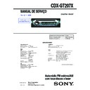 Sony CDX-GT207X Service Manual