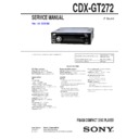 Sony CDX-GT272 Service Manual