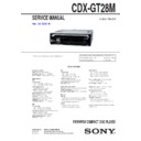 Sony CDX-GT28M Service Manual
