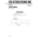 Sony CDX-GT30DC (serv.man2) Service Manual