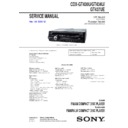 Sony CDX-GT430U, CDX-GT434U, CDX-GT437UE Service Manual