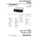 Sony CDX-GT475ER, CDX-GT475UR, CDX-GT525UR Service Manual