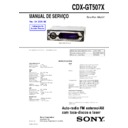 Sony CDX-GT507X Service Manual