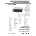 Инструкция для SONY CDX-GT560UE, CDX-GT560UI, CDX-GT560US