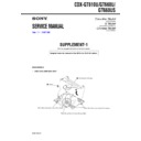 Sony CDX-GT610U, CDX-GT660U, CDX-GT660US (serv.man2) Service Manual