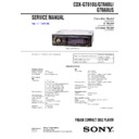 Sony CDX-GT610U, CDX-GT660U, CDX-GT660US Service Manual