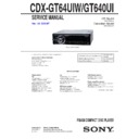 Sony CDX-GT640UI, CDX-GT64UIW Service Manual