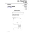 Sony CDX-GT650UI, CDX-GT700UI, CDX-GT707UI (serv.man2) Service Manual