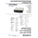 Sony CDX-GT660UE, CDX-GT660UP, CDX-GT660UV, CDX-GT662UE, CDX-GT710UV, CDX-GT717UV Service Manual