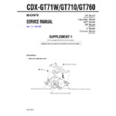 Sony CDX-GT710, CDX-GT71W, CDX-GT760 (serv.man2) Service Manual