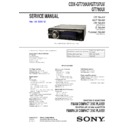 Sony CDX-GT730UI, CDX-GT737UI, CDX-GT780UI Service Manual