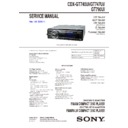 Sony CDX-GT740UI, CDX-GT747UI, CDX-GT790UI Service Manual