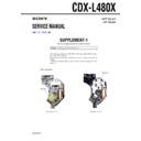 Sony CDX-L480X (serv.man2) Service Manual