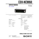 cdx-nc9950 service manual