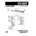 Sony CDX-R88VF Service Manual