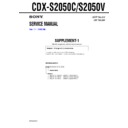 cdx-s2050c, cdx-s2050v (serv.man2) service manual
