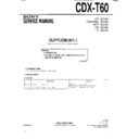 Sony CDX-T60 (serv.man2) Service Manual