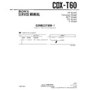 Sony CDX-T60 (serv.man3) Service Manual