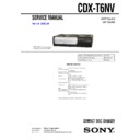 Sony CDX-T6NV Service Manual