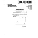 Sony CDX-U300RF (serv.man2) Service Manual
