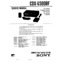 Sony CDX-U300RF Service Manual