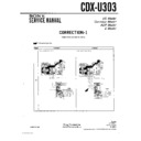 Sony CDX-U303 (serv.man2) Service Manual