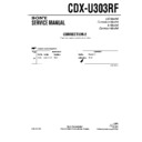 Sony CDX-U303RF (serv.man2) Service Manual