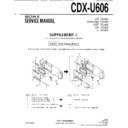 Sony CDX-U606 (serv.man2) Service Manual